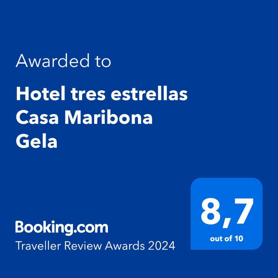 Hotel Tres Estrellas Casa Maribona Gela El Puente  Esterno foto